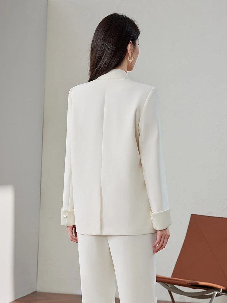 Black Suit suit Women 2025 New Spring and Autumn High-end Professional Broadcasting Host Overalls Suit suit Women - 4