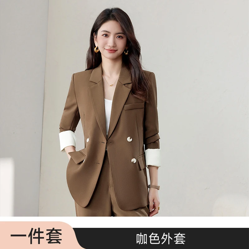 Black Suit suit Women 2025 New Spring and Autumn High-end Professional Broadcasting Host Overalls Suit suit Women - 8