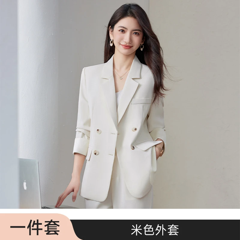 Black Suit suit Women 2025 New Spring and Autumn High-end Professional Broadcasting Host Overalls Suit suit Women - 10