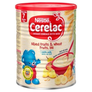 Nestle Cerelac Mixed Fruit & Wheat, ble with Milk 7 months + 1Kg