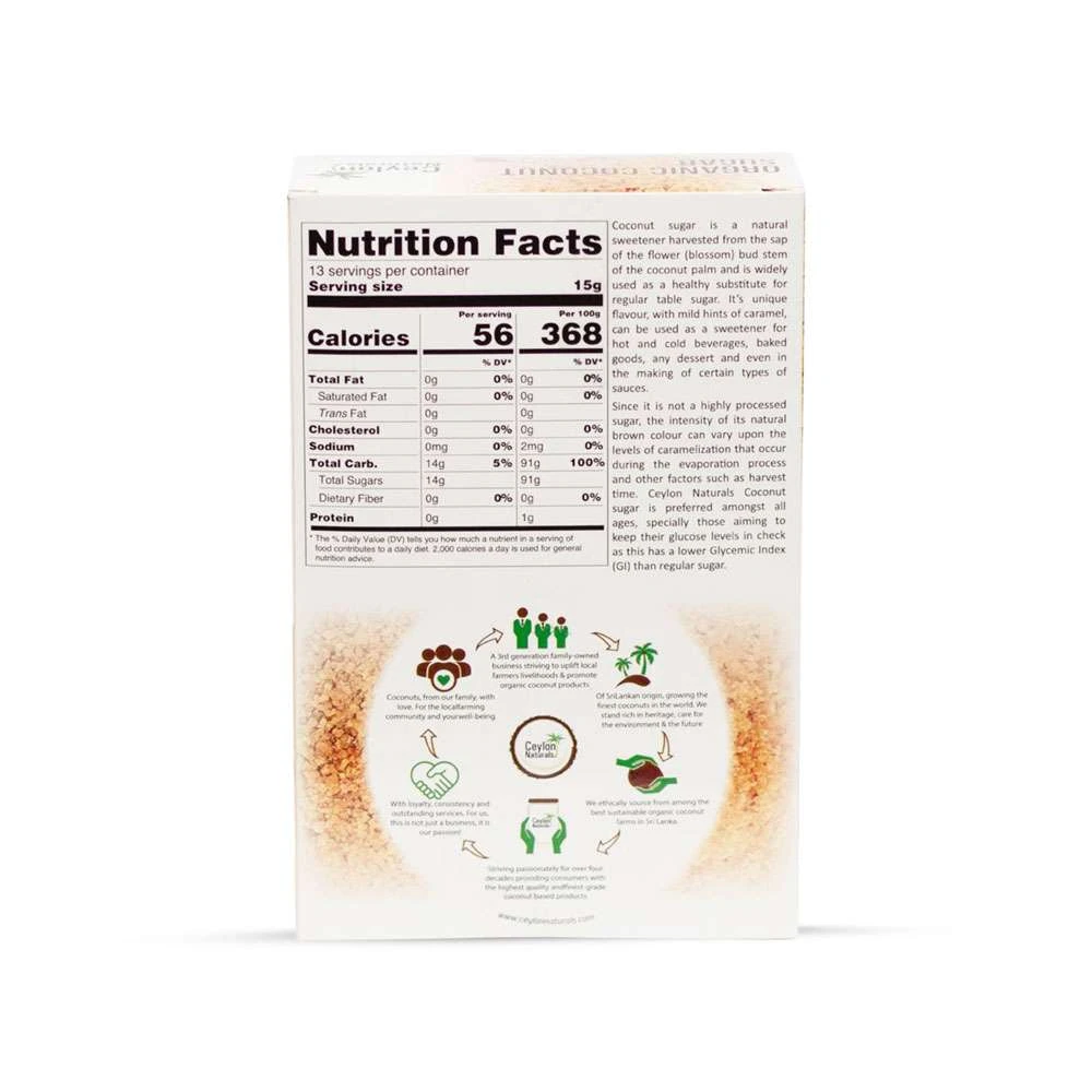 Ceylon Organic Coconut Sugar (Sl) 200g - 2