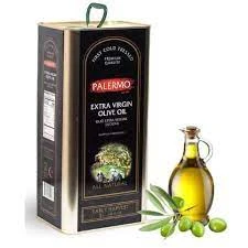 Palermo Organic Extra Virgin Olive Oil Tin 5 Liter