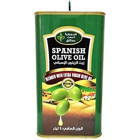 VIRGINIA GREEN GARDEN SPANISH POMACE OLIVE OIL BLENDED WITH EXTRA VIRGIN OLIVE OIL - 4 LITER - 2