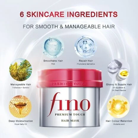 Shiseido Fino Premium Touch Penetrating Essence Hair Mask 3X Pack (Japan)- 230g - 2