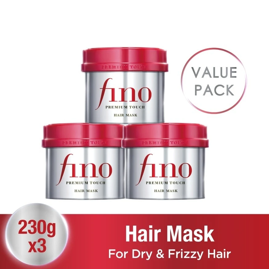 Shiseido Fino Premium Touch Penetrating Essence Hair Mask 3X Pack (Japan)- 230g - 4