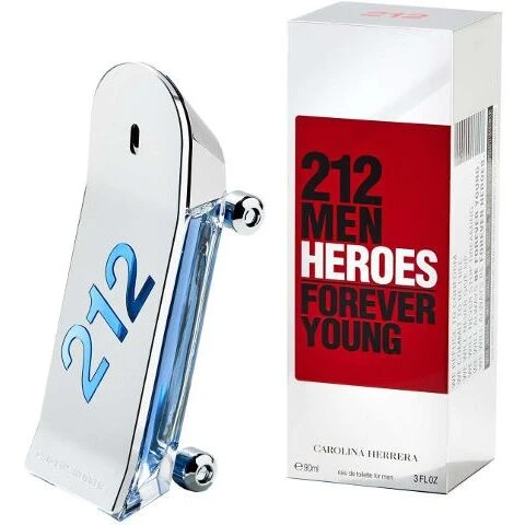 Carolina Herrera 212 Men Heroes Forever Young EDT Perfume- 90mL (3 FL OZ) - 4