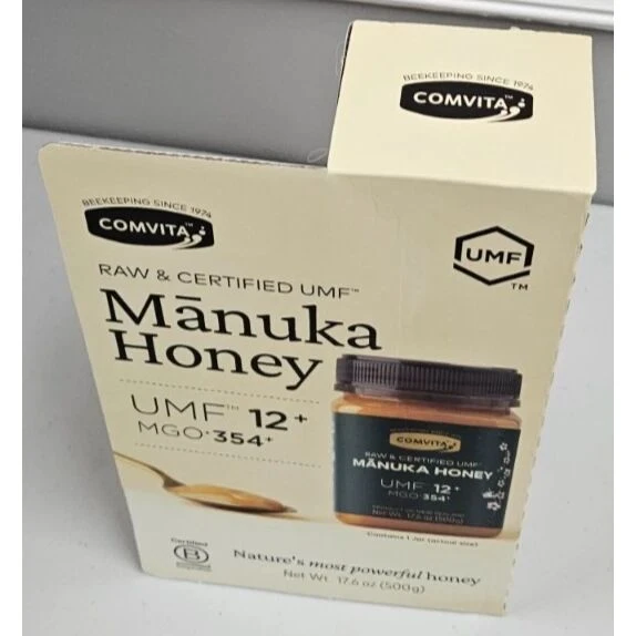 Comvita Raw & Certified UMF Manuka Honey UMF 12+ MGO 354+ 17.6 OZ (500g) - 2