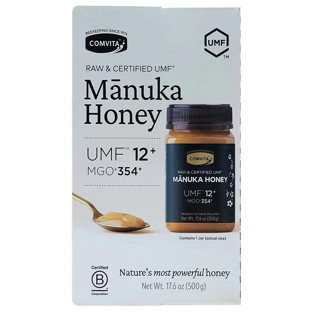 Comvita Raw & Certified UMF Manuka Honey UMF 12+ MGO 354+ 17.6 OZ (500g) - 4