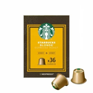 STARBUCKS BLONDE ESPRESSO ROAST INTENSITY COFFEE 36 CAPSULES