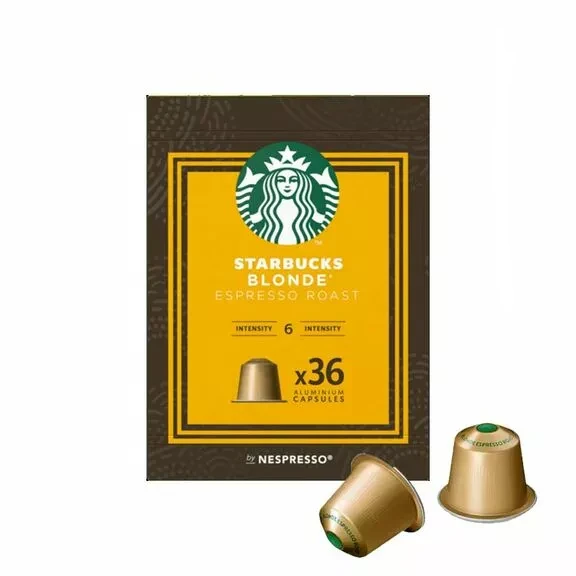 STARBUCKS BLONDE ESPRESSO ROAST INTENSITY COFFEE 36 CAPSULES