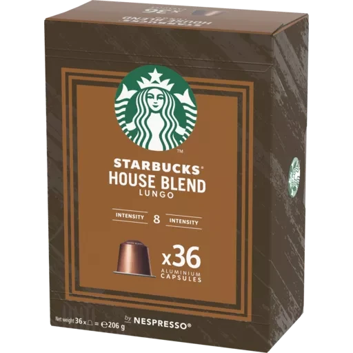 Starbucks® By Nespresso® House Blend Coffee ×36 Pods