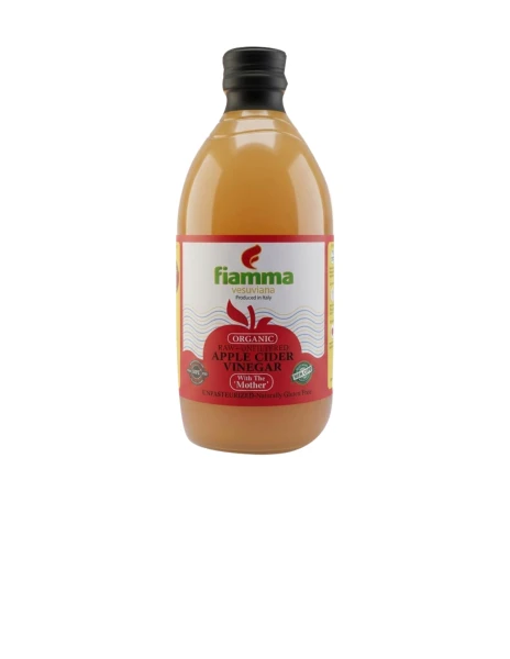 Fiamma Organic Raw Apple Cider Vinegar With The Mother (Italy) - 500ml
